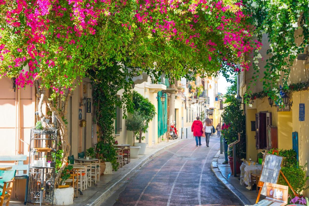 Athens Downtown Boho Apartment 1 Min From Metro ภายนอก รูปภาพ