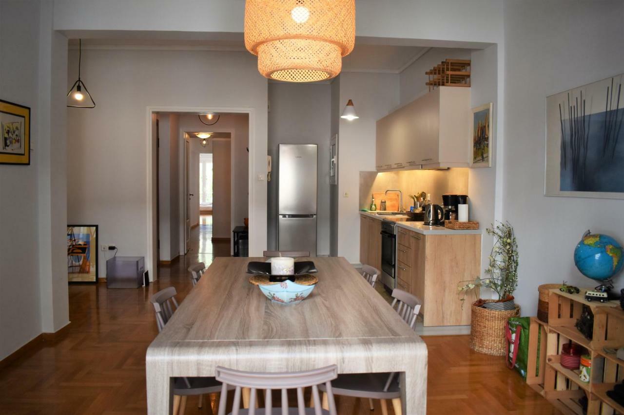 Athens Downtown Boho Apartment 1 Min From Metro ภายนอก รูปภาพ